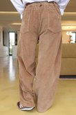 Gilbert Cord Barrel Pant Camel